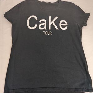 CAKE Tour Concert Tshirt Black Small